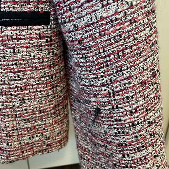 VINTAGE TEXTURED SPARKLY KASPER BLAZER - Picture 7 of 9